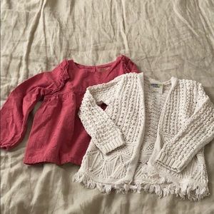 Genuine Kids by OshKosh B’gosh - Top & Cardigan